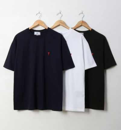 [재고정리]특가/아미 스몰자수 반팔티[수입]