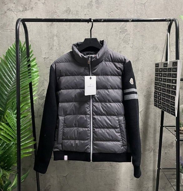 MC 배색 니트 패딩10(덕다운)