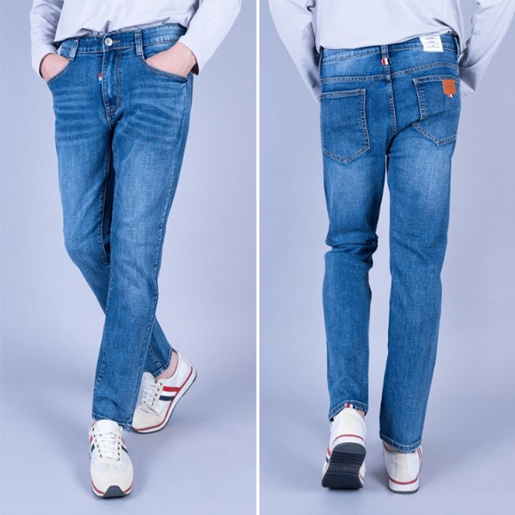 톰브라운 중청 데님 팬츠 1022