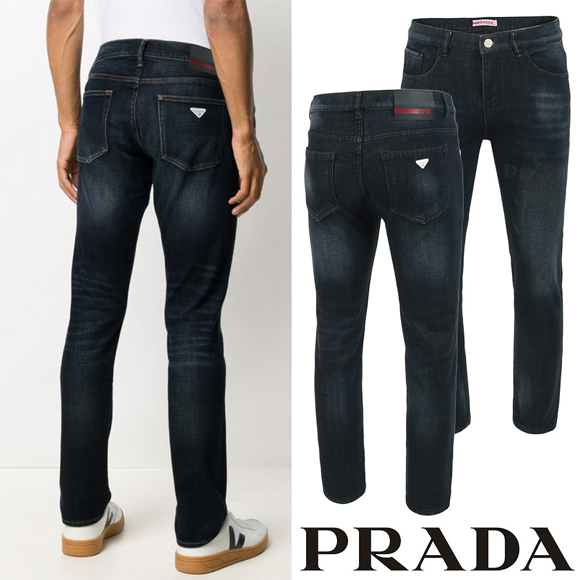 26SS. 화이트 트라이앵글 진청 슬림진