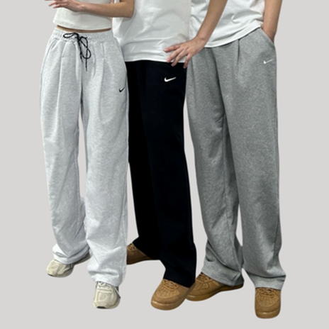 나이키 턱주름 와이드팬츠