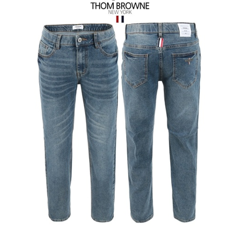 [T] 웨일 히든밴딩 슬림일자팬츠